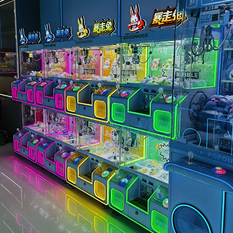 4-Player Claw Machine – Doll Gift Grab Crane Arcade Game