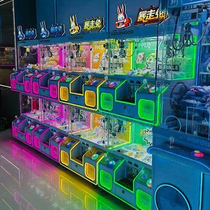 4-Player Claw Machine – Doll Gift Grab Crane Arcade Game