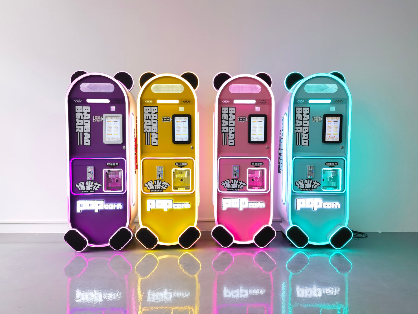Cinema Popcorn Vending Machine – Automatic Snack Dispenser | BAOBAO BEAR Series