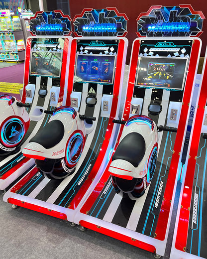 Phantom Motorcycle Racing Simulator – Coin & Card Compatible Arcade Machine | Wholesale Moto Racing Game