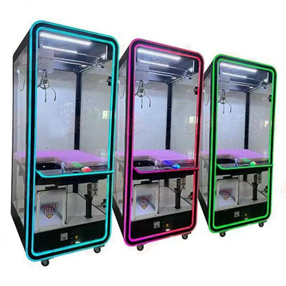 Custom LED Claw Machine – Commercial Coin & Card Compatible Prize Crane