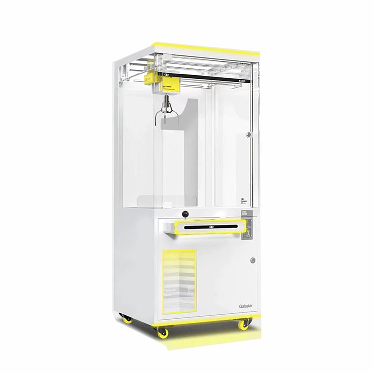 Fully Customizable Pure White Claw Machine – Cash & Card Compatible Prize Crane