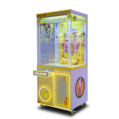 Modern Plush Toy Claw Machine – Coin & Card Compatible | Custom Design Arcade Crane