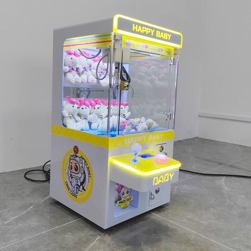 Customized Mini Claw Machine – Coin Operated Toy Crane – LED Table-Top Arcade