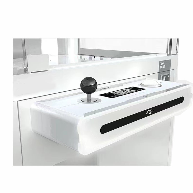 Fully Customizable Pure White Claw Machine – Cash & Card Compatible Prize Crane