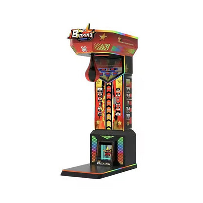 Commercial Boxing Punch Machine – LED Arcade Strength Tester