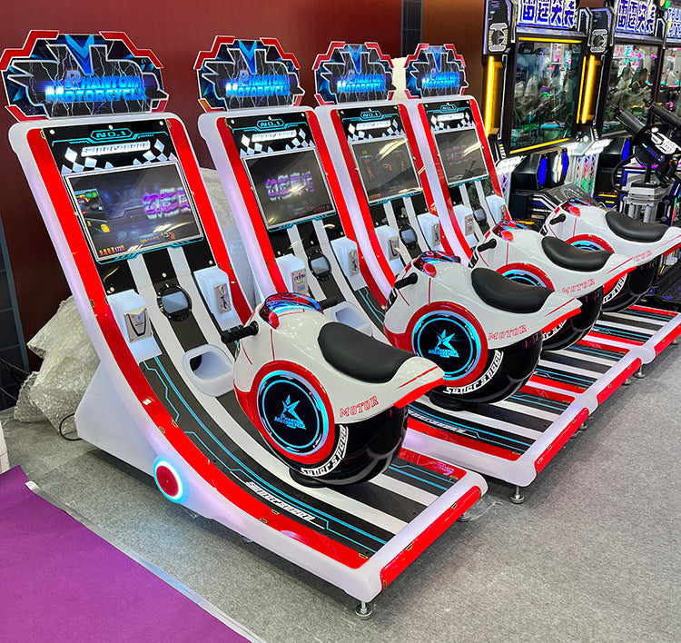 Phantom Motorcycle Racing Simulator – Coin & Card Compatible Arcade Machine | Wholesale Moto Racing Game