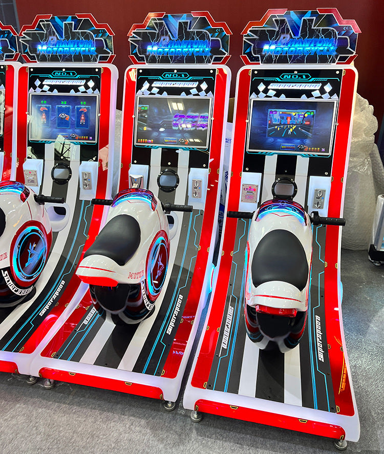 Phantom Motorcycle Racing Simulator – Coin & Card Compatible Arcade Machine | Wholesale Moto Racing Game
