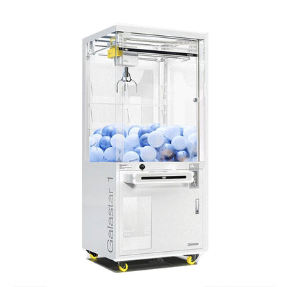 Fully Customizable Pure White Claw Machine – Cash & Card Compatible Prize Crane