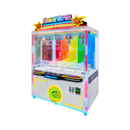 CRAZY GIFTS 5-Claw Arcade Machine – Synchronized Multi-Claw Prize Game