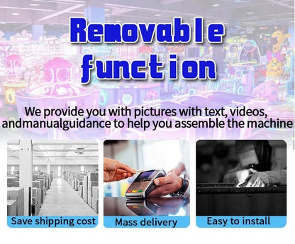 CRAZY GIFTS 5-Claw Arcade Machine – Synchronized Multi-Claw Prize Game