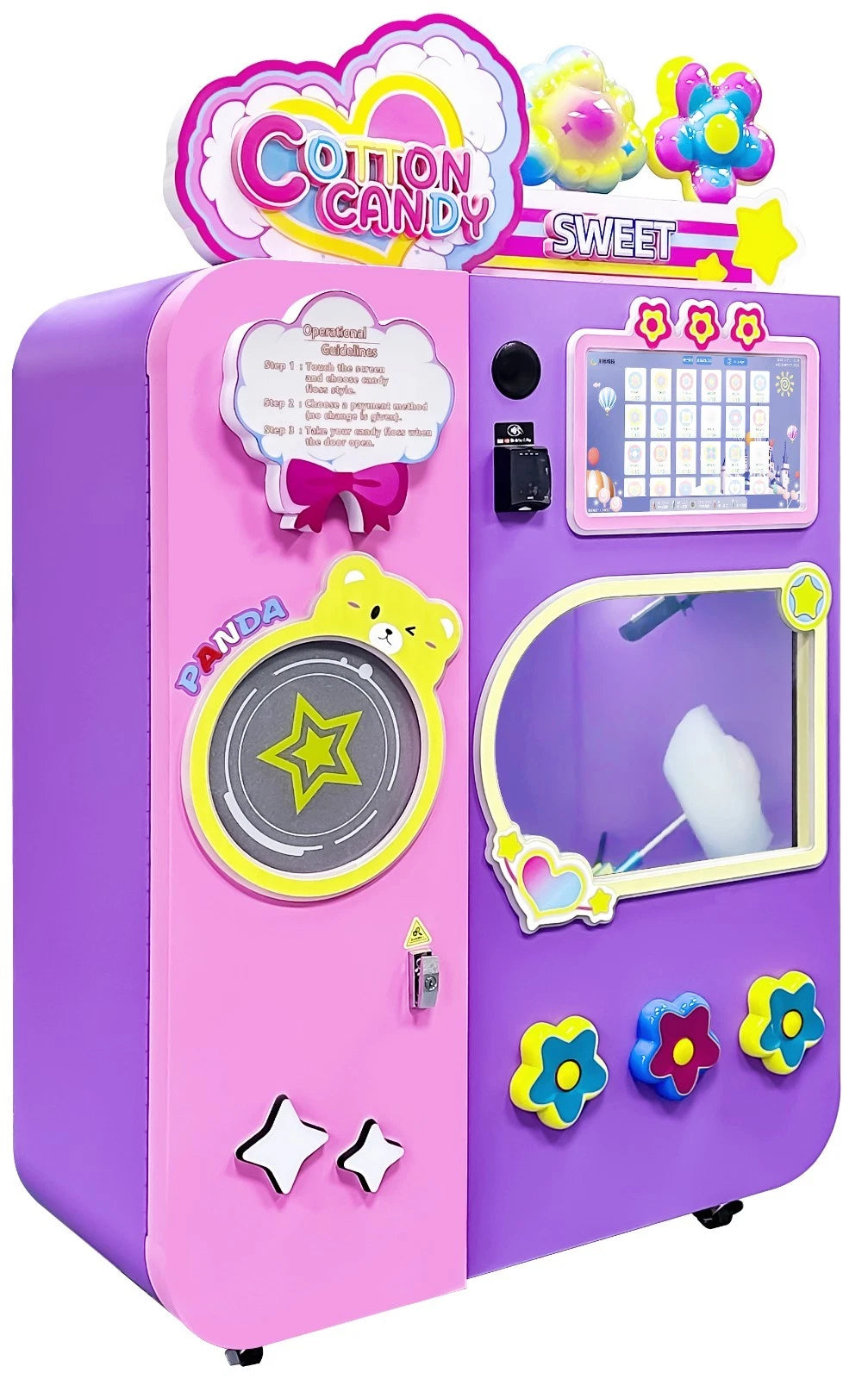 CB-525 Automatic Cotton Candy Vending Machine