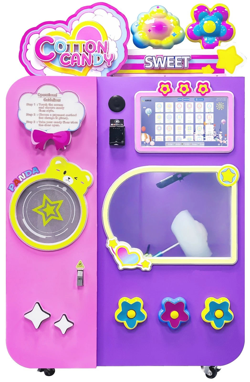 CB-525 Automatic Cotton Candy Vending Machine