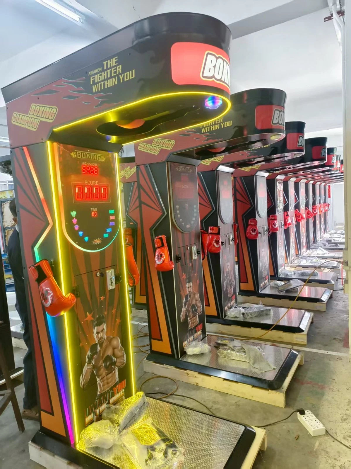 Boxer Champion Punch Machine