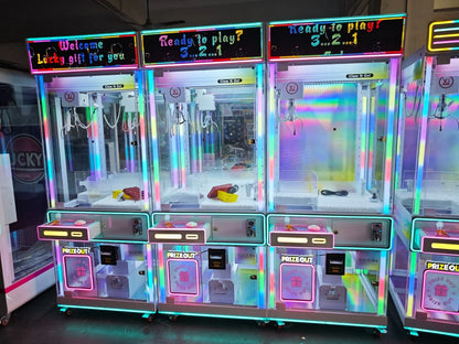 Lucky Gift LED Claw Machine – Full-Size Arcade Crane Game