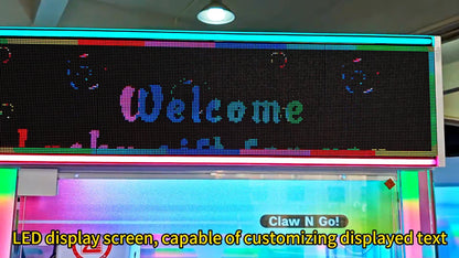 Lucky Gift LED Claw Machine – Full-Size Arcade Crane Game