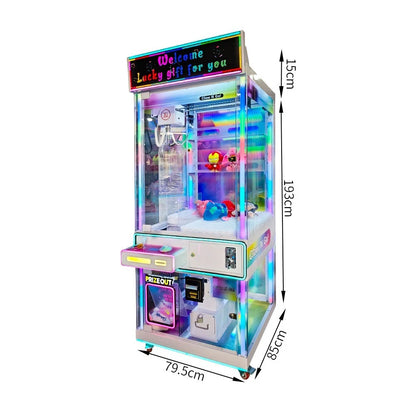 Lucky Gift LED Claw Machine – Full-Size Arcade Crane Game