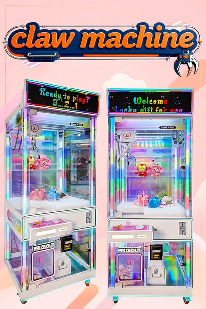 Lucky Gift LED Claw Machine – Full-Size Arcade Crane Game