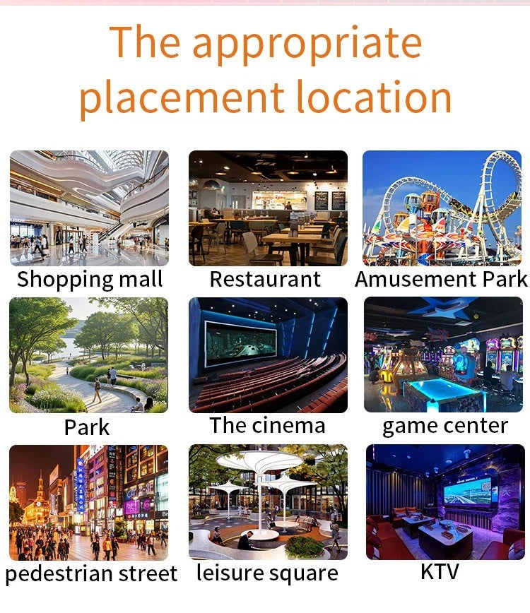 Lucky Gift LED Claw Machine – Full-Size Arcade Crane Game